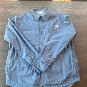 The North Face Men's Lightweight Blue Shirt Jacket